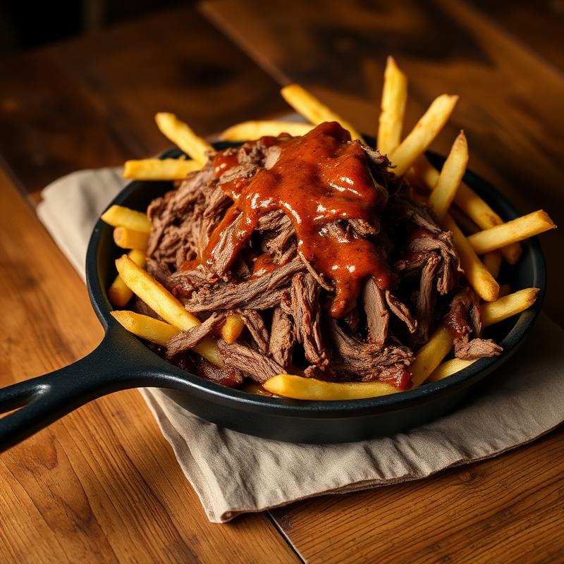 Batata com brisket